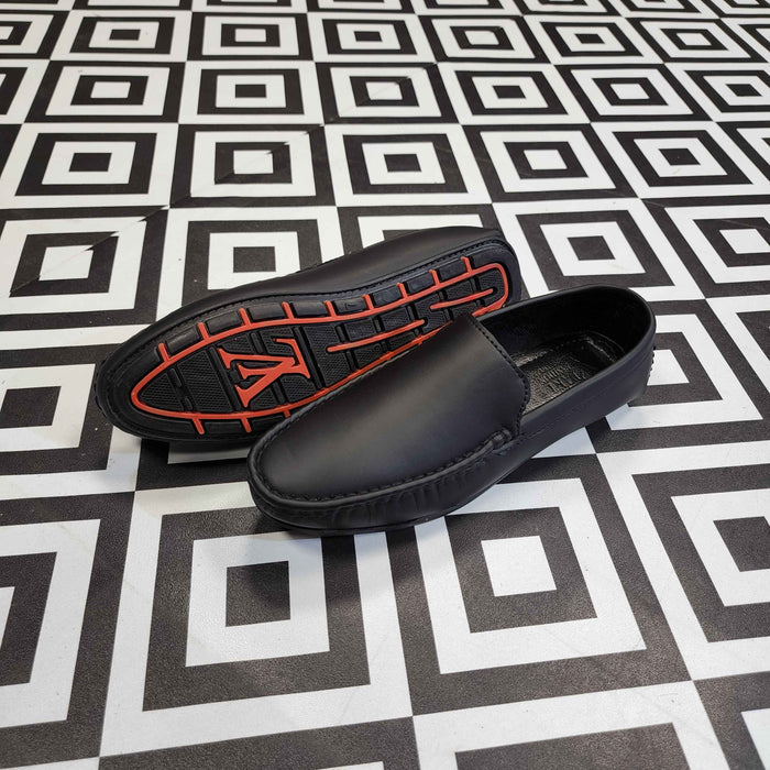 Classic Black Loafers - Premium Slip-On Dress Shoes - Maha fashions -  Men Footwear