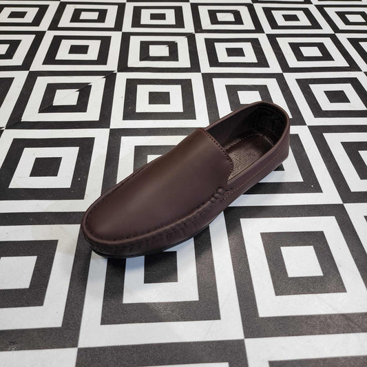 Classic Brown Loafers - Premium Slip-On Dress Shoes - Maha fashions -  Men Footwear