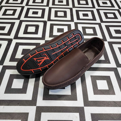Classic Brown Loafers - Premium Slip-On Dress Shoes - Maha fashions -  Men Footwear