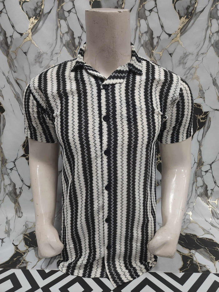 Classic Striped Polo Shirt - Maha fashions -  Men Clothing