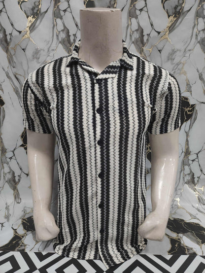 Classic Striped Polo Shirt - Maha fashions -  Men Clothing
