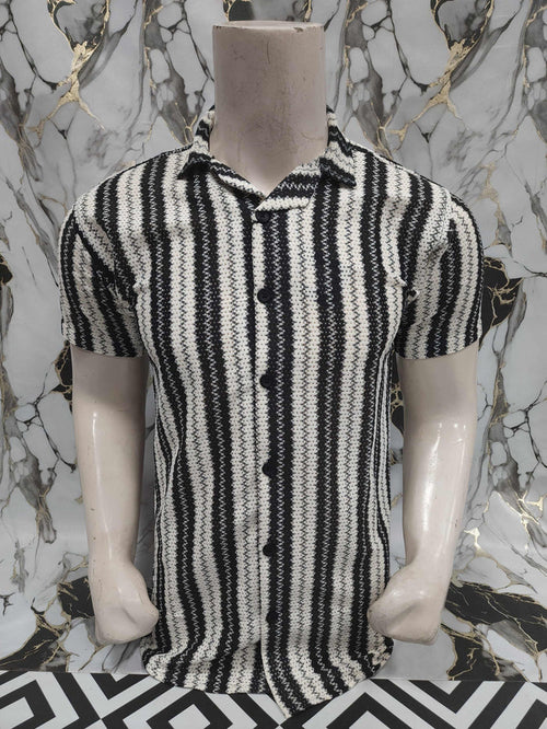 Classic Striped Polo Shirt - Maha fashions -  Men Clothing