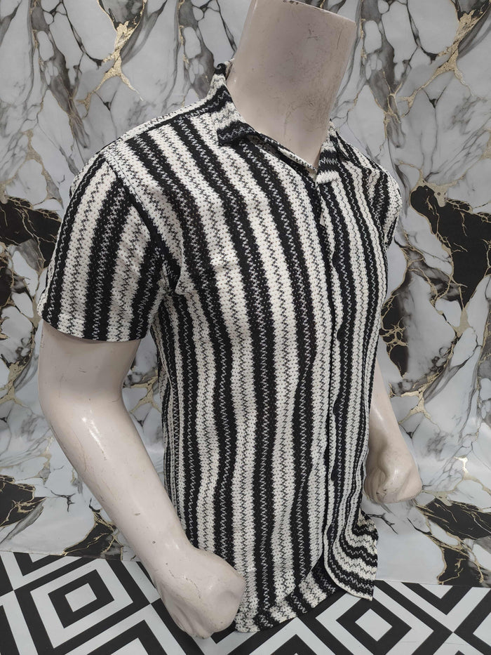 Classic Striped Polo Shirt - Maha fashions -  Men Clothing