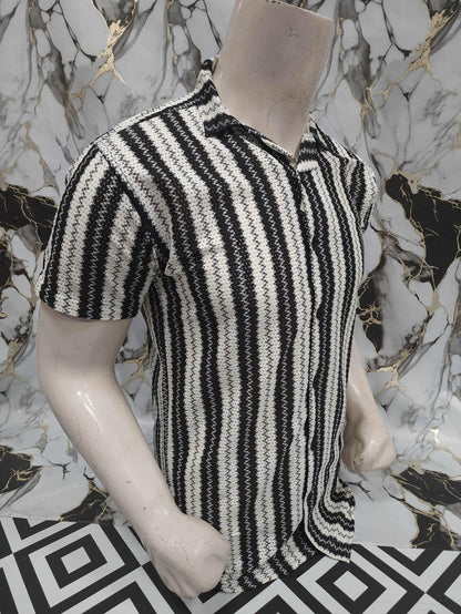 Classic Striped Polo Shirt - Maha fashions -  Men Clothing