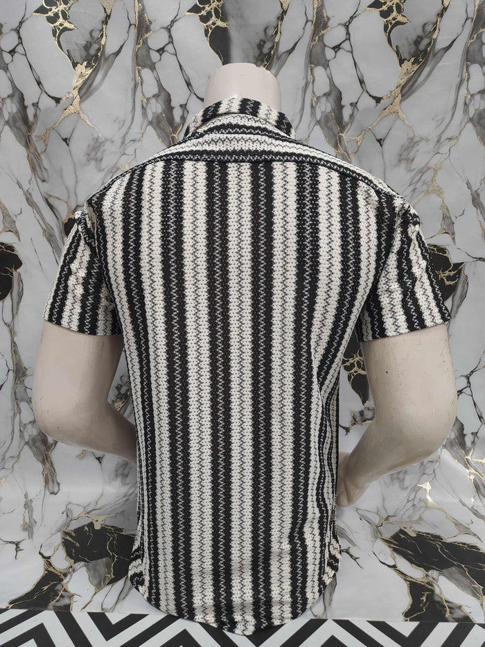 Classic Striped Polo Shirt - Maha fashions -  Men Clothing