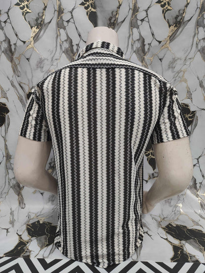 Classic Striped Polo Shirt - Maha fashions -  Men Clothing