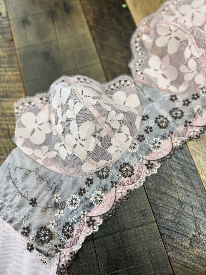 Cloud Blossom Stretch Lace Bra Kit