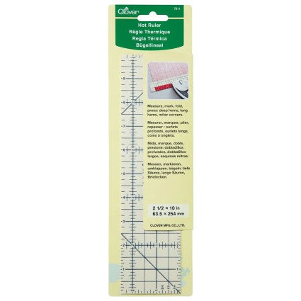 Clover Hot Hemmer - Press Perfect 2 1/2" x 10"