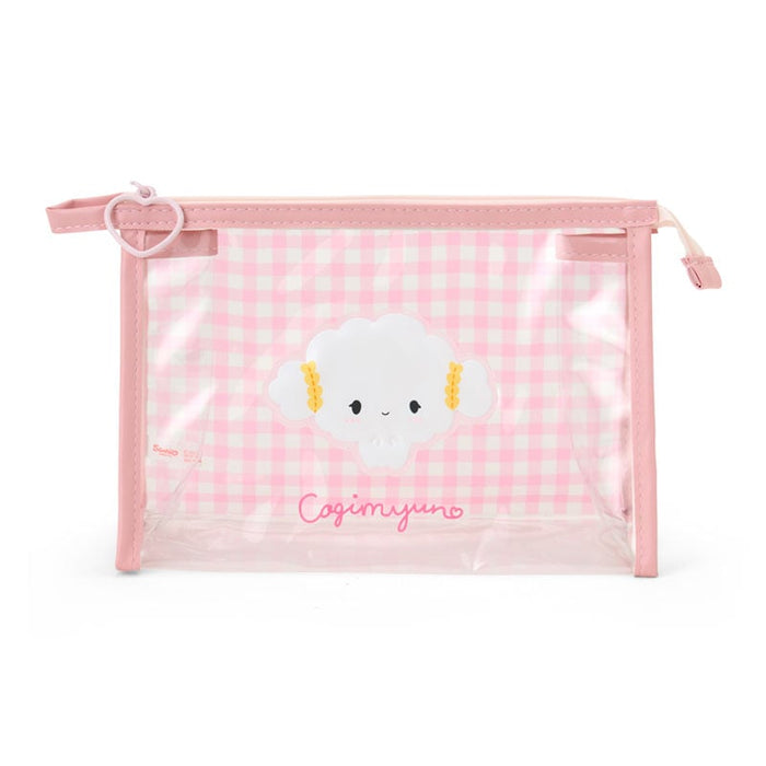 Cogimyun Clear Gingham Zipper Pouch Bags Japan Original