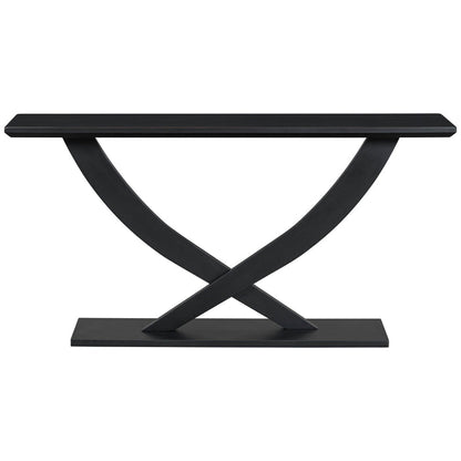 Console Table With Cross Leg Base and Reinforced Support Plate [Online Only]