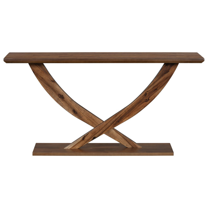 Console Table With Cross Leg Base and Reinforced Support Plate [Online Only]