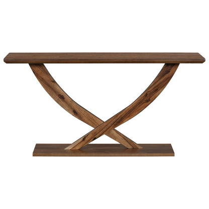 Console Table With Cross Leg Base and Reinforced Support Plate [Online Only]