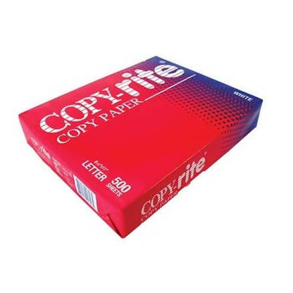 Copyrite Letter Size Copy Paper Ream 500 Sheets Get superior printing results with this bright white, letter-size paper. - 178356 Hannah's Variety Store