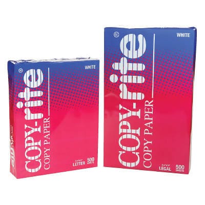 Copyrite Letter Size Copy Paper Ream 500 Sheets Get superior printing results with this bright white, letter-size paper. - 178356 Hannah's Variety Store