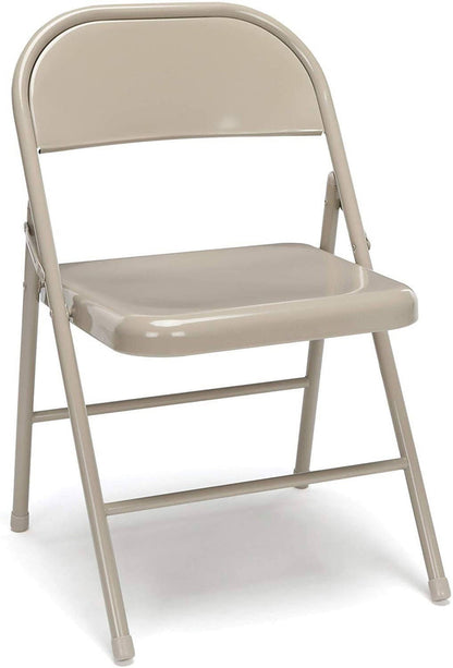 Cosco Steel Folding Chair Sand Colour The Steel Folding Chair saves space and time with its convenient folding frame-341892 Hannah's Variety Store