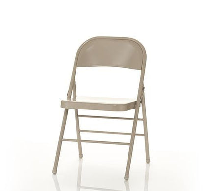 Cosco Steel Folding Chair Sand Colour The Steel Folding Chair saves space and time with its convenient folding frame-341892 Hannah's Variety Store
