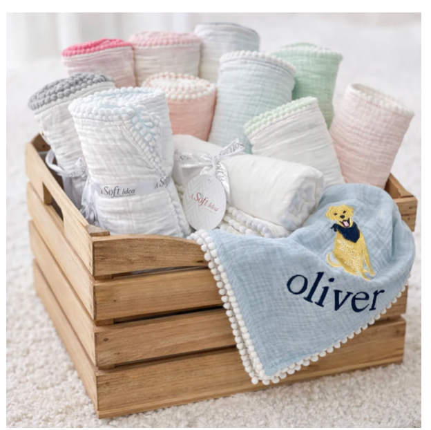 Cotton Muslin Baby Swadle Blanket
