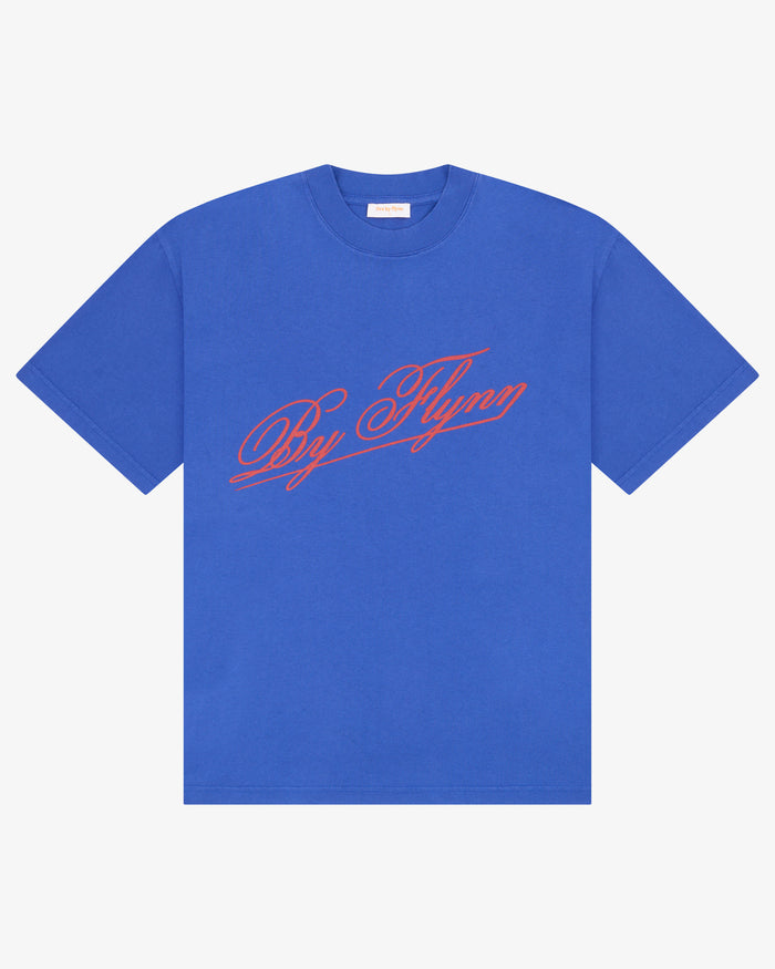 Cotton Tee - Cobalt