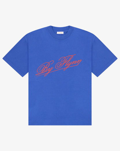 Cotton Tee - Cobalt