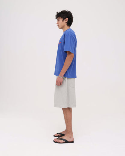 Cotton Tee - Cobalt