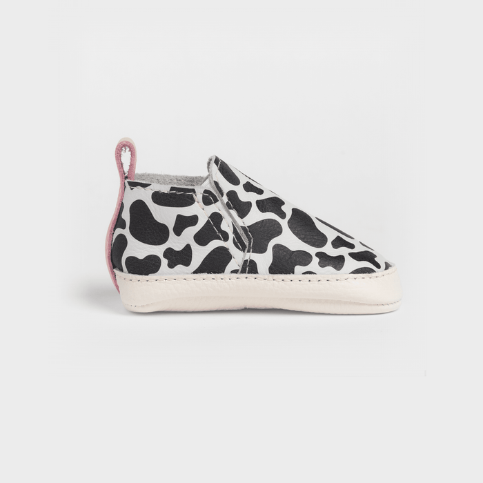 Cow Print Slip On Baby Shoe Slip On Soft Sole