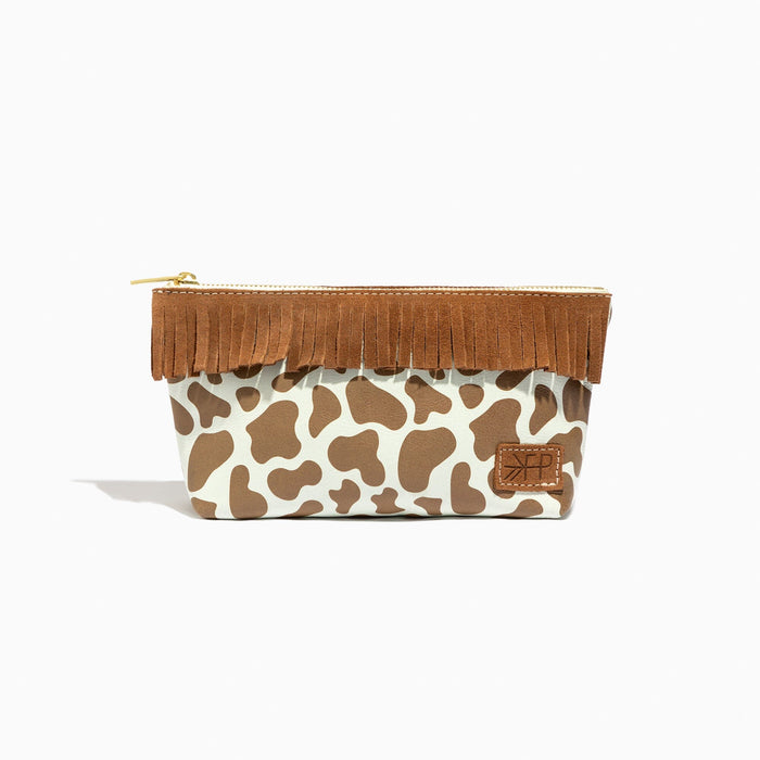 Cow Suede Utility Pouch Utility Pouch In House Bag