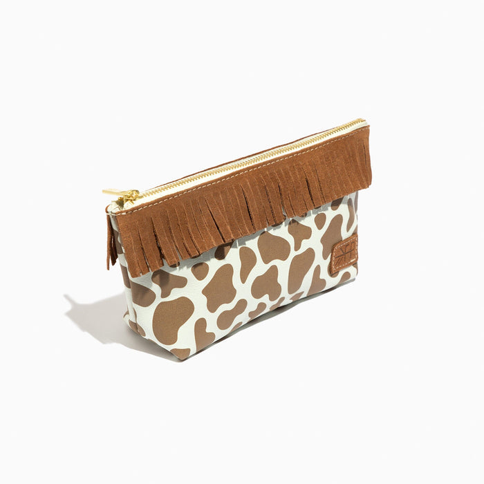Cow Suede Utility Pouch Utility Pouch In House Bag