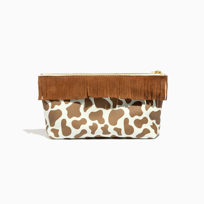 Cow Suede Utility Pouch Utility Pouch In House Bag