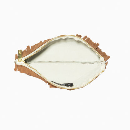 Cow Suede Utility Pouch Utility Pouch In House Bag