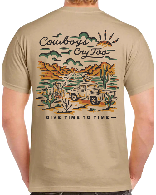 Cowboys Cry Too Unisex Give Time To Time Sunrise T Shirt