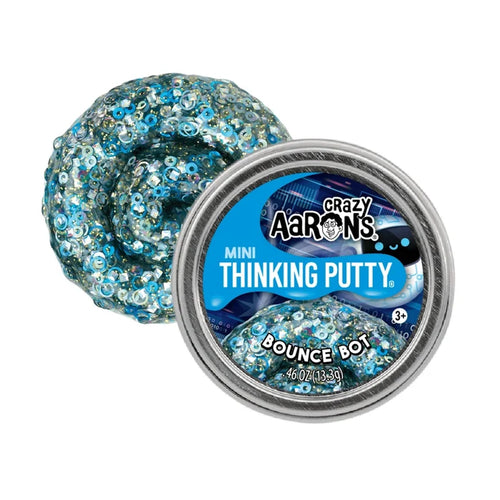 Crazy Aarons Bounce Bot Mini 2 Inch Thinking Putty Tin - Owl & Goose Gifts