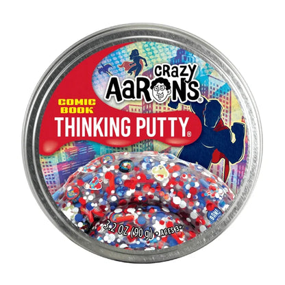Crazy Aarons Comic Book Full Size 4 Inch Thinking Putty Tin - Owl & Goose Gifts