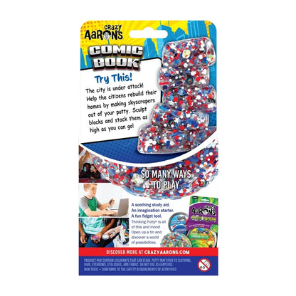 Crazy Aarons Comic Book Full Size 4 Inch Thinking Putty Tin - Owl & Goose Gifts
