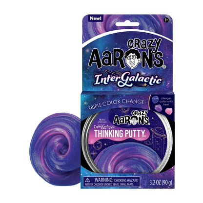 Crazy Aarons Intergalactic Full Size 4 Inch Thinking Putty Tin - Owl & Goose Gifts
