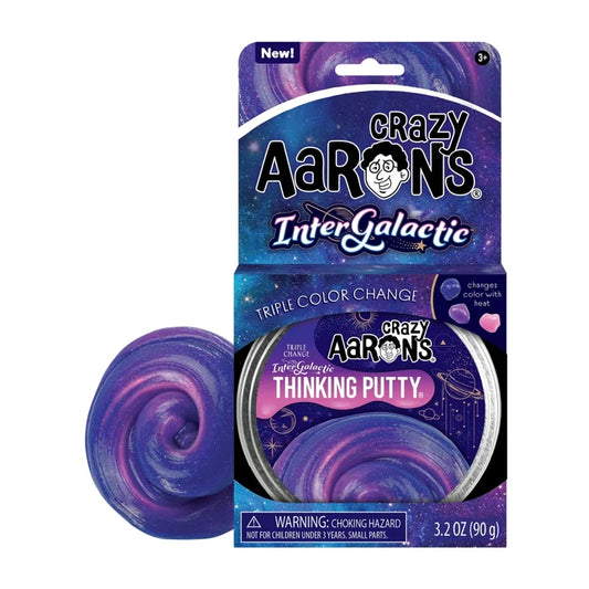 Crazy Aarons Intergalactic Full Size 4 Inch Thinking Putty Tin - Owl & Goose Gifts