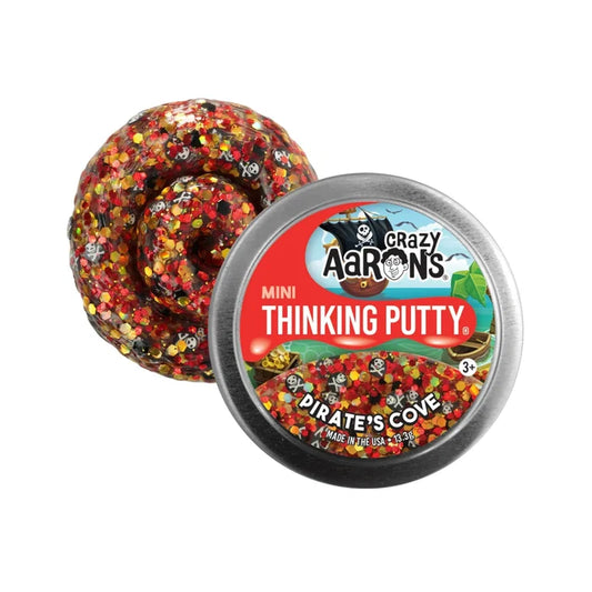 Crazy Aarons Pirate's Cove Mini 2 Inch Thinking Putty Tin - Owl & Goose Gifts