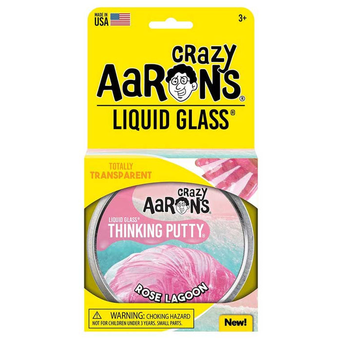 Crazy Aarons Rose Lagoon Full Size 4 Inch Thinking Putty Tin - Owl & Goose Gifts