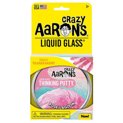 Crazy Aarons Rose Lagoon Full Size 4 Inch Thinking Putty Tin - Owl & Goose Gifts