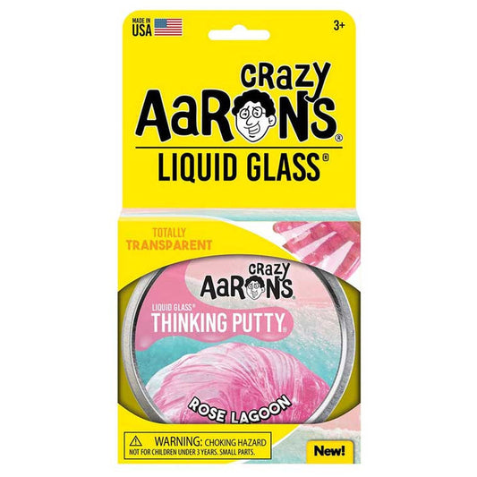 Crazy Aarons Rose Lagoon Full Size 4 Inch Thinking Putty Tin - Owl & Goose Gifts