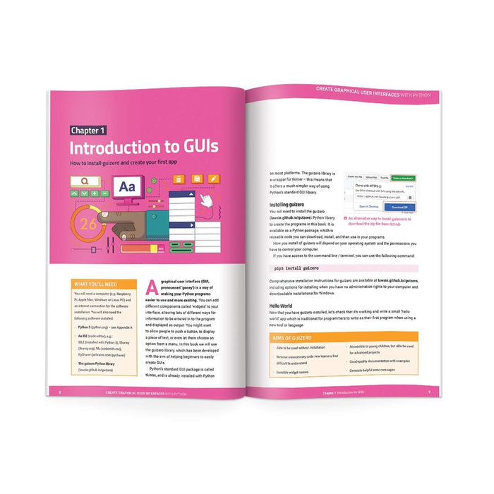 Create Graphical User Interfaces with Python [Discontinued] by Raspberry Pi Press - The Pi Hut