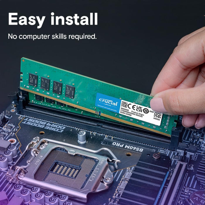 Crucial RAM 16GB DDR4 3200MHz CL22 Desktop Memory CT16G4DFRA32A
