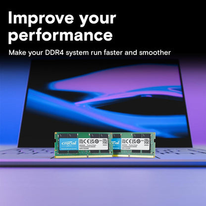 Crucial RAM 32GB DDR4 3200MHz CL22 Laptop Memory CT32G4SFD832A