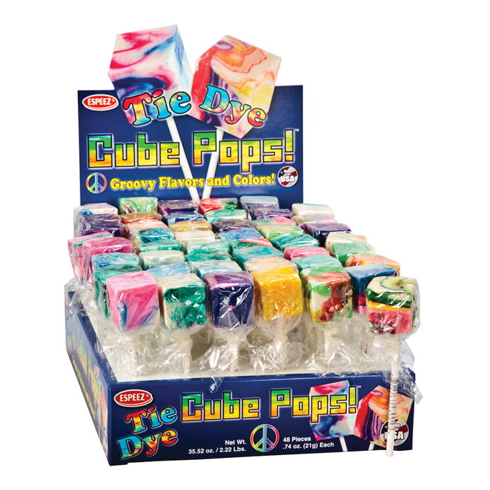 Cube Pops Tie Dye - 48ct