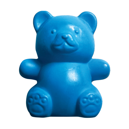 Blue Cuddly Cubs bear finger crayon
