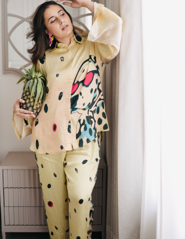 Cupids Afterparty Cream Co-ord Set