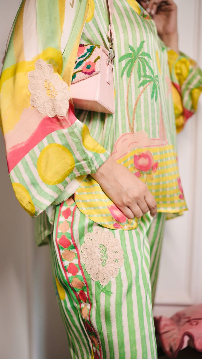 Cupids Hangover Green Co-ord Set