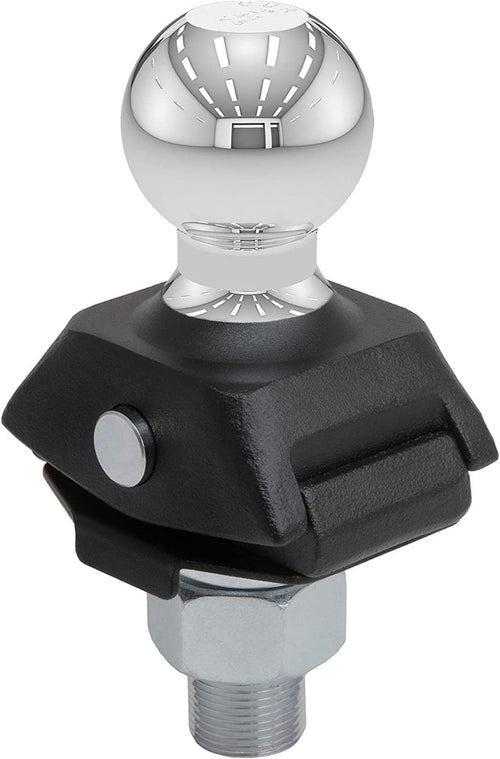 CURT 40047 RockerBall Cushion Hitch Trailer Ball 7500 lbs 2Inch Diameter 1Inch Shank