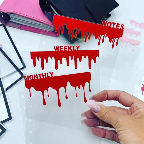 Custom Drip Dividers - TOP TABS