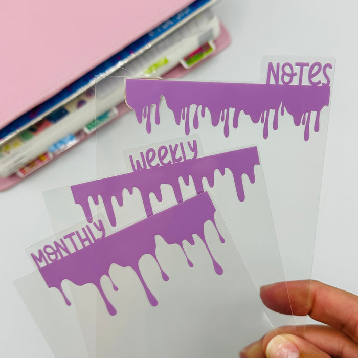Custom Drip Dividers - TOP TABS