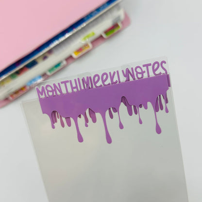 Custom Drip Dividers - TOP TABS